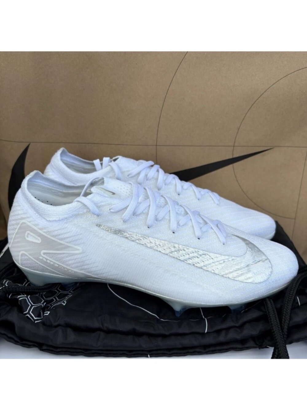 NEW Nike Mercurial Vapor 16 Elite White Chrome HF1016-100 Men’s Size 8.5